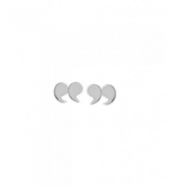 Boma Sterling Silver Quotation Earrings