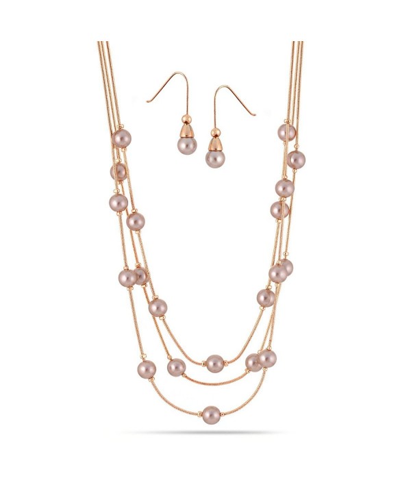 CHAMPAGNE LAYERED NECKLACES HNN E084RG