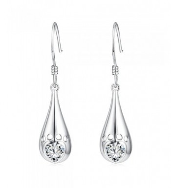 YFN Teardrop Sterling Hollowout Earrings