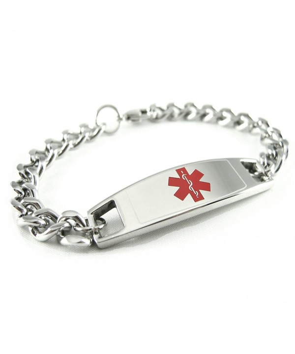 MyIDDr Pre-Engraved & Customizable Pacemaker Medical Bracelet- Medic ID ...