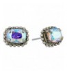 Sorrelli Rainbow Emerald Embellished Earrings