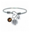 Custom Leukemia Awareness Bracelet Initial