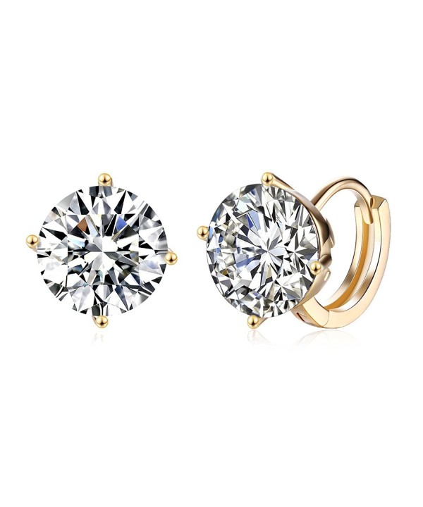 Plated Cubic Zirconia Diamond Earrings