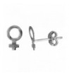 Tiny Sterling Silver Female Earrings