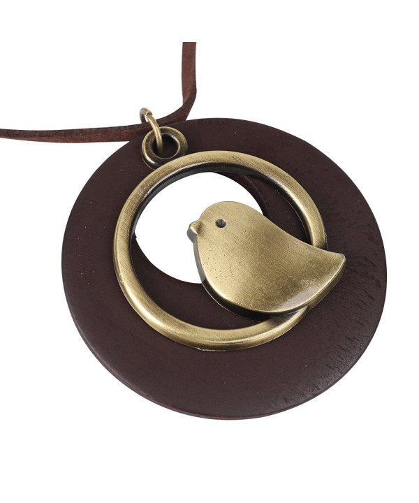 QIAONAI Pendant Handmade Jewelry Leather