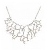 Alloy Silver Branch Necklace Inches