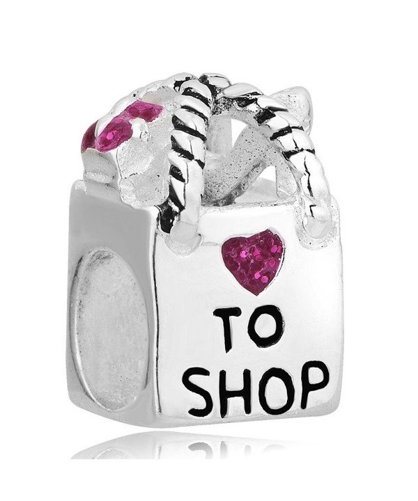 LovelyCharms Sterling Shopping Crystal Bracelets