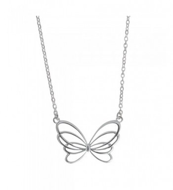 Boma Sterling Silver Butterfly Necklace