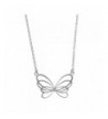 Boma Sterling Silver Butterfly Necklace