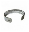 Laughed Hand Stamped Aluminum Bracelet