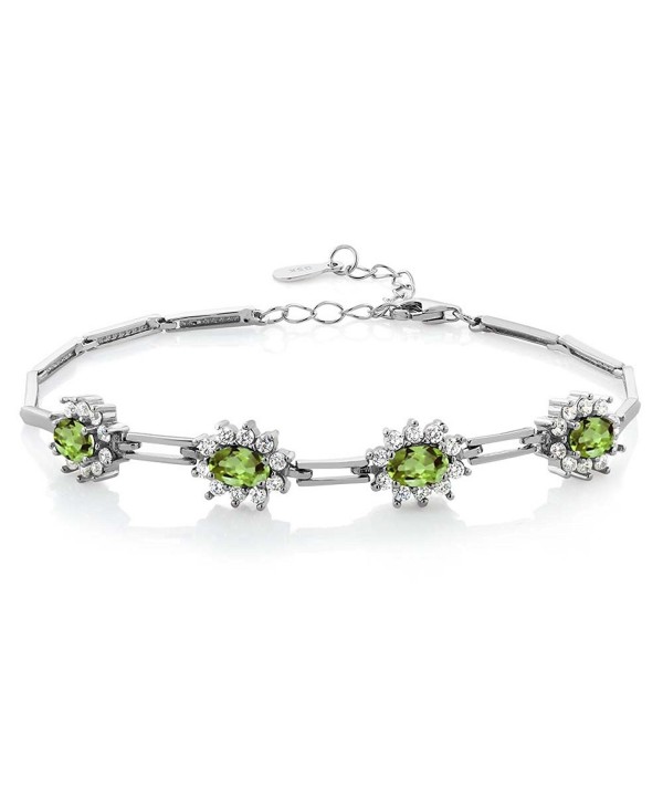 Gemstone Birthstone Sterling Bracelet Extender