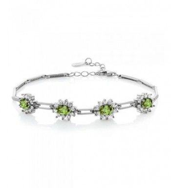 Gemstone Birthstone Sterling Bracelet Extender