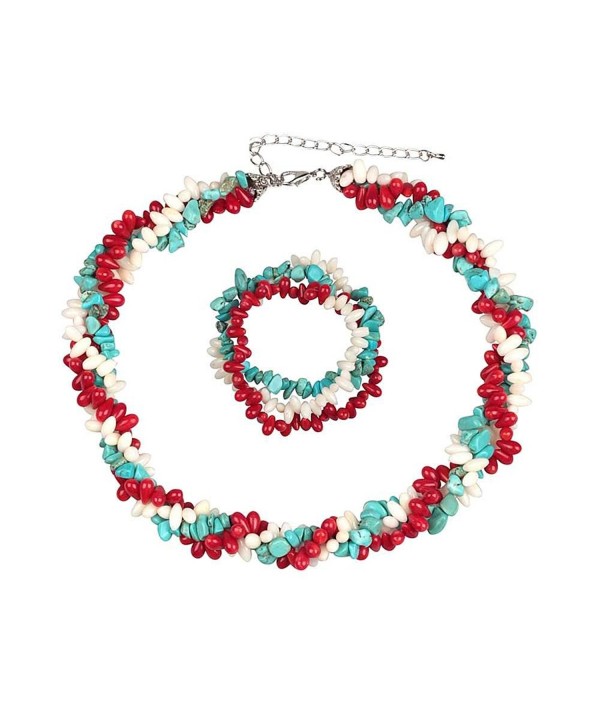 Cultured Freshwater Simulated Turquoise Necklace