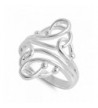 Fashion Abstract Sterling Silver RNG14974 4