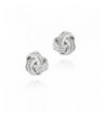 Sterling Silver Simulated Diamond Earrings