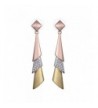 XZP Statement Earrings Zirconia Tricolor