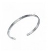 SOLOCUTE Sterling Bracelet Engraved Inspirational