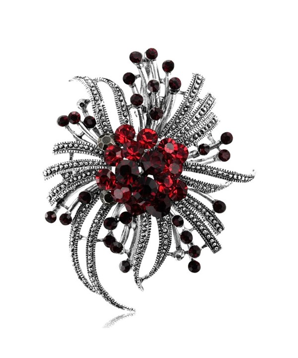 Brooch DoubleAccent Austrian Crystal Pendant