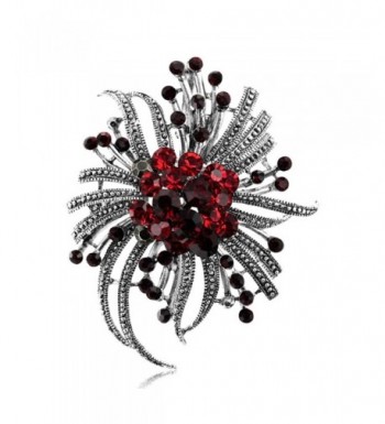 Brooch DoubleAccent Austrian Crystal Pendant