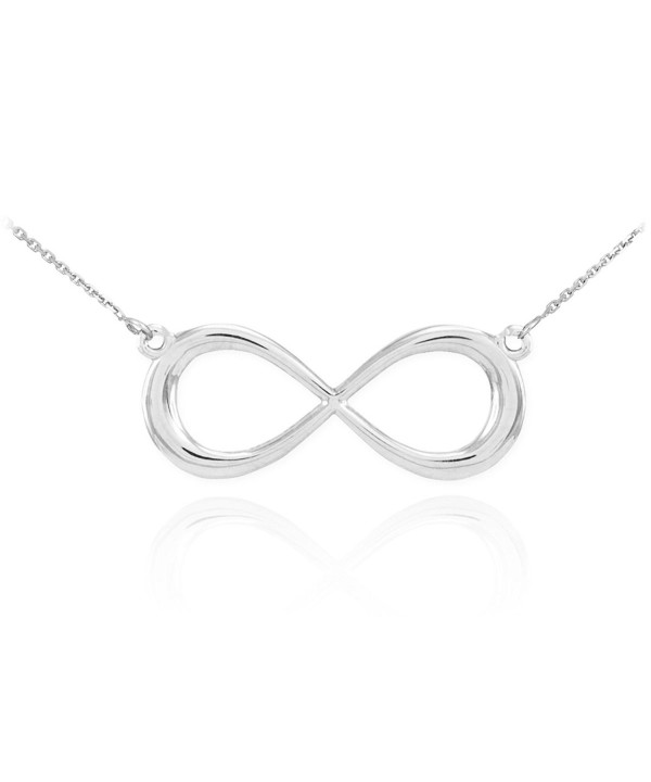 Sterling Silver Forever Infinity Necklace