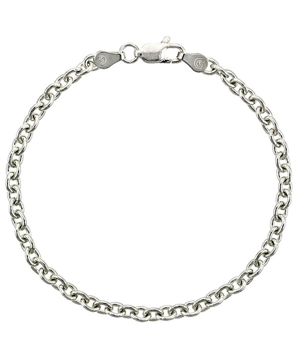 Sterling Silver Cable Link Chain Necklaces & Bracelets 3.8mm Nickel ...